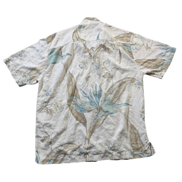 Tommy Bahama Silk Button Down Shirt Floral Print Menswear - Picture 2 of 7